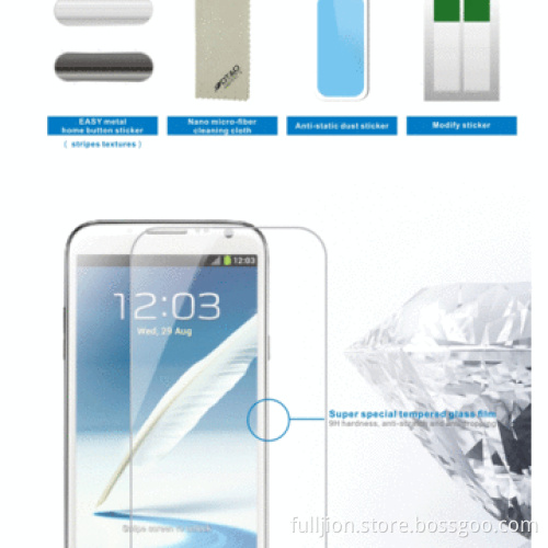 Anti crack anti fingerprint 0.2mm round angel tempered glass screen protector for Moto G